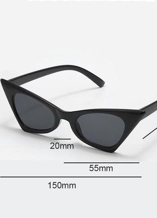 Модные поляризованные солнцезащитные очки «кошачий глаз» uv4001 фото