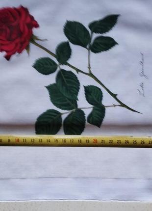 Коллекционный новый платок 32х32, шов роуль, подписной👌😍2 фото