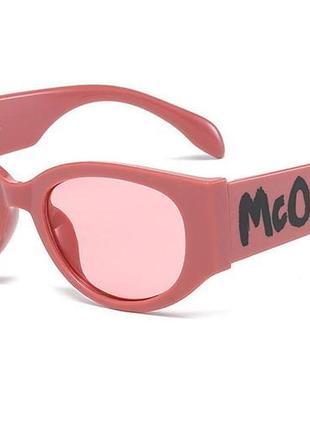 Роскошь mcqueen винтажные солнцезащитные очки с граффити uv4002 фото
