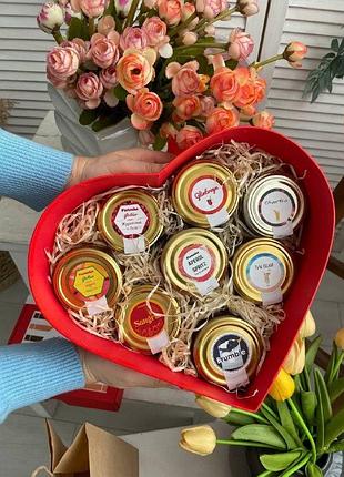Набор алкогольного варенья ко дню влюбленных (3 вкусов)