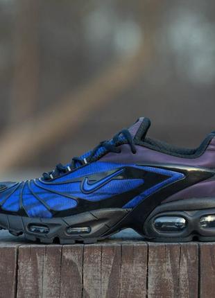 Новинка топовые мужские кроссовки nike air max x skepta dark blue1 фото