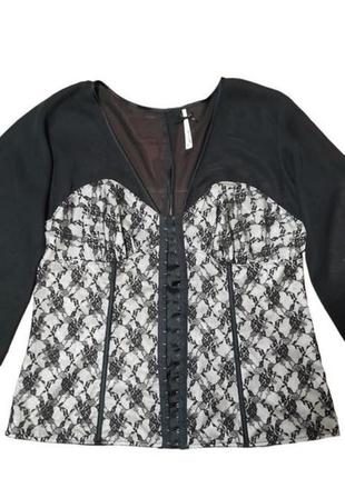 Винтажная блуза кофта корсет в викторианском стиле next3 фото