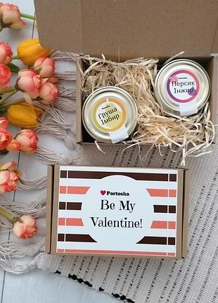 Набір варення "be my valentine" 2 смаки крафтових джемів