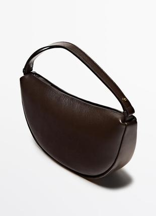 Сумка-полумесяц massimo dutti1 фото