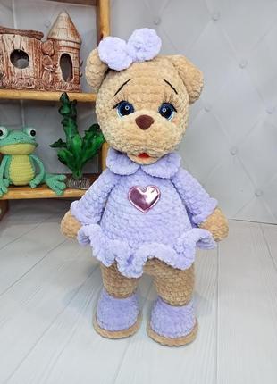 В'язаний плюшевий ведмедик