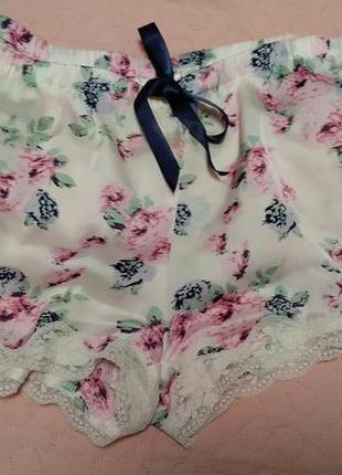 Пижамные шорты цветочный принт2 фото