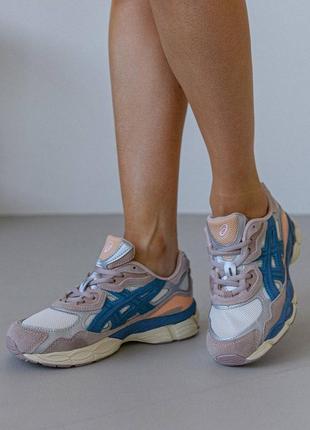 Жіночі кросівки asics gel - nyc “mauve blue”3 фото