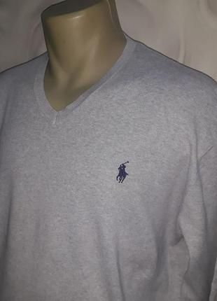 Джемпер чоловічий сірий polo ralph lauren