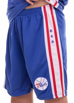 Форма баскетбольна дитяча 💣nba phila m-2xl кольори в асортименті2 фото