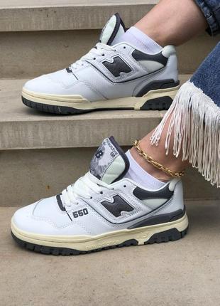 New balance 550 aime leon dore white navy