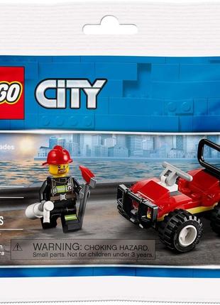 Lego city пожежний квадроцикл 30361