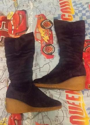 Замшеві черевики 38 розмір