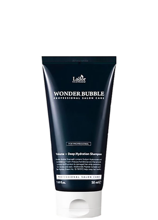 Шампунь для волосся подвійної дії lador wonder bubble shampoo 50 ml1 фото