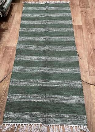 Стильний гуцульський килим ручної роботи розміром 150*70см. d-00011 фото