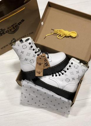 Ботинки dr. martens jadon louis vuitton черевики2 фото