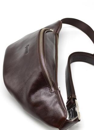 Брендовий напоясная сумка tarwa gx-3036-4lx з натуральної глянсової шкіри2 фото