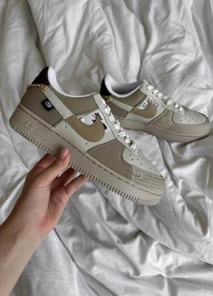 Nike air force new beige1 фото