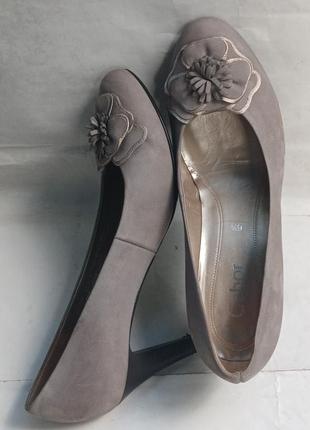 Gabor классические туфли серого цвета9 фото