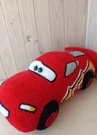 Большая игрушка - подушка молния макквин (lightning mcqueen) - один из главных персонажей м/ф "тачки4 фото