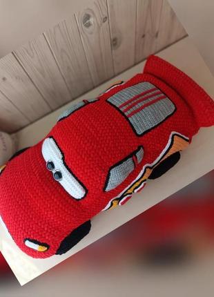 Большая игрушка - подушка молния макквин (lightning mcqueen) - один из главных персонажей м/ф "тачки7 фото