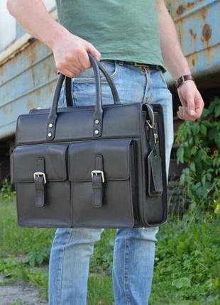 Сумка мужская ta-4564-4lx tarwa, из натуральной телячьей кожи