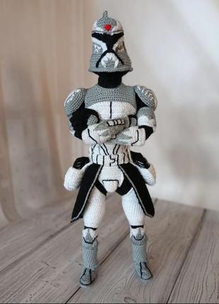 Игрушка клон-коммандер вольф (clone commander wolffe) сага star wars .