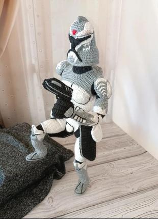 Игрушка клон-коммандер вольф (clone commander wolffe) сага star wars .10 фото