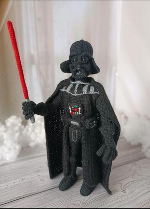 Каркасная игрушка ручной работы дарт вэйдэр (darth vader) сага star wars.2 фото