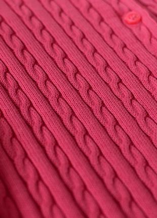 Жіночий кардиган benetton. рожева бавовняна кофта. кофта на весну-літо2 фото