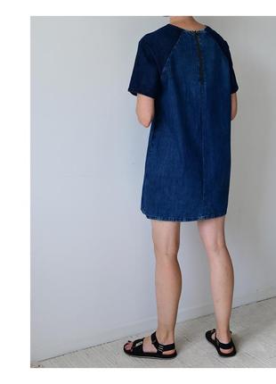 Джинсова міні сукня. жіноча сукня зі 100% бавовни на літо6 фото