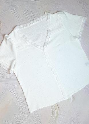 💝2+1=4 нежная белая блузка shein, размер 48 - 509 фото