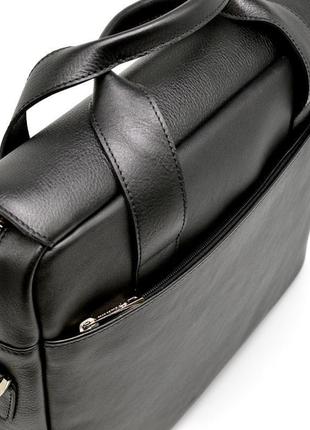 Крута шкіряна ділова сумка-порфель для ноутбука ta-1812-4lx від tarwa6 фото