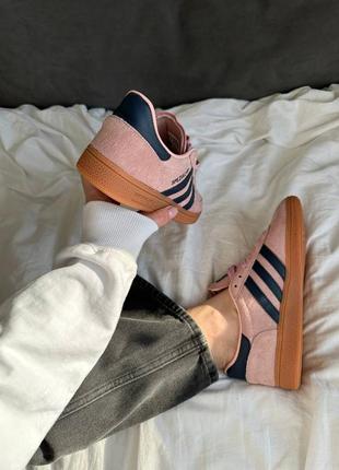 Кроссовки adidas spezial handball pink2 фото