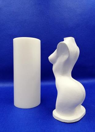 Силіконова форма 15 см "жіноче тіло" для заливки свічок, воску, гіпсу2 фото