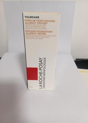 La roche-posay toleriane teint mattifying mousse foundation spf 20. матувальний тональний мус.