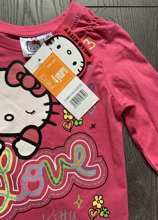 Оригинальный детские лонгслив  hello kitty