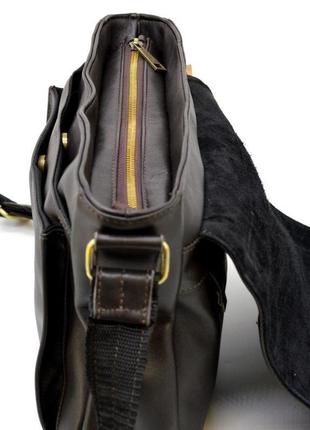 Мужская кожаная сумка через плечо из телячьей кожи tarwa gc-6046-1md6 фото