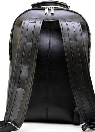 Чоловічий шкіряний лакшері рюкзак ta-4445-4lx бренду tarwa3 фото