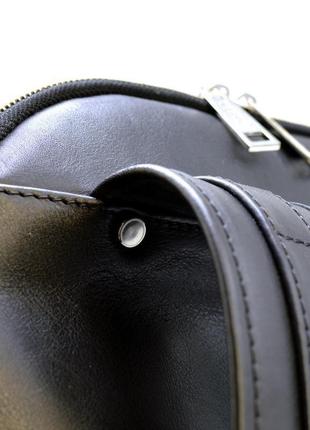 Чоловічий шкіряний лакшері рюкзак ta-4445-4lx бренду tarwa6 фото