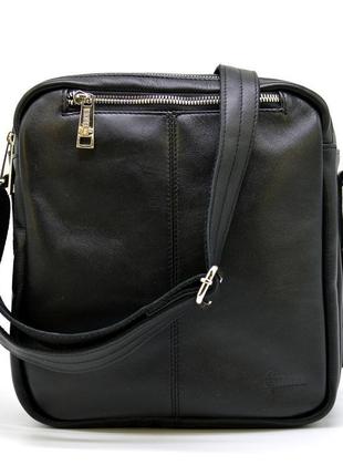 Кожаная сумка через плечо, мессенджер для мужчин ga-60121-3md бренда tarwa2 фото