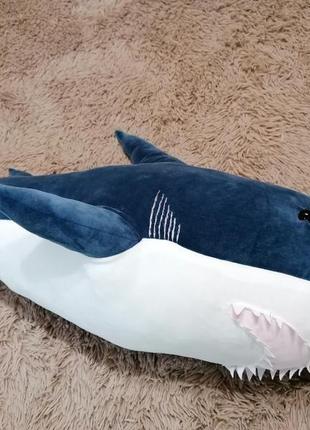 Акула подушка, мягкая игрушка.8 фото
