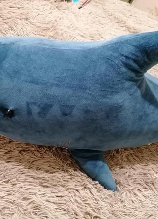 Акула подушка, мягкая игрушка.9 фото