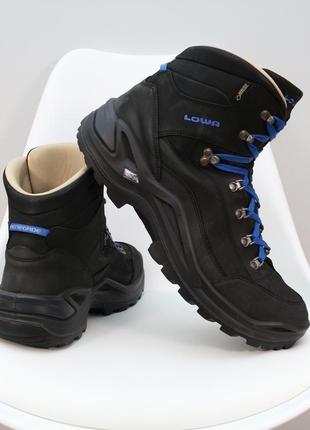 Кожаные водостойкие ботинки lowa renegade pro BSDx mid фактический размер 48 (на стопу 31.5 см)7 фото