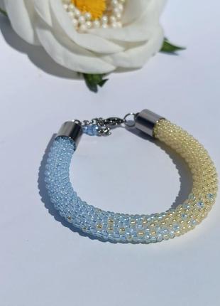 Жовто-блакитний браслет