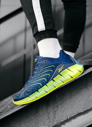 Reebok zig kinetica blue green