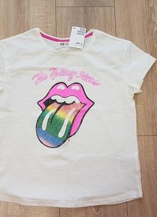 Футболка h&m the rolling stones