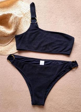 Женский купальник жатка темно синего цвета primark 14/42
