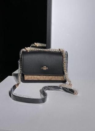 Сумка coach mini klare crossbody in signature canvas in purse5 фото