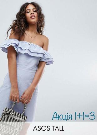 Акция 🎁 новое стильное платье asos design с рюшами zara h&amp;m