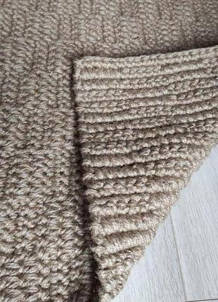 Двосторонній килим доріжка. джутовий килим. циновка. 2*1 м.